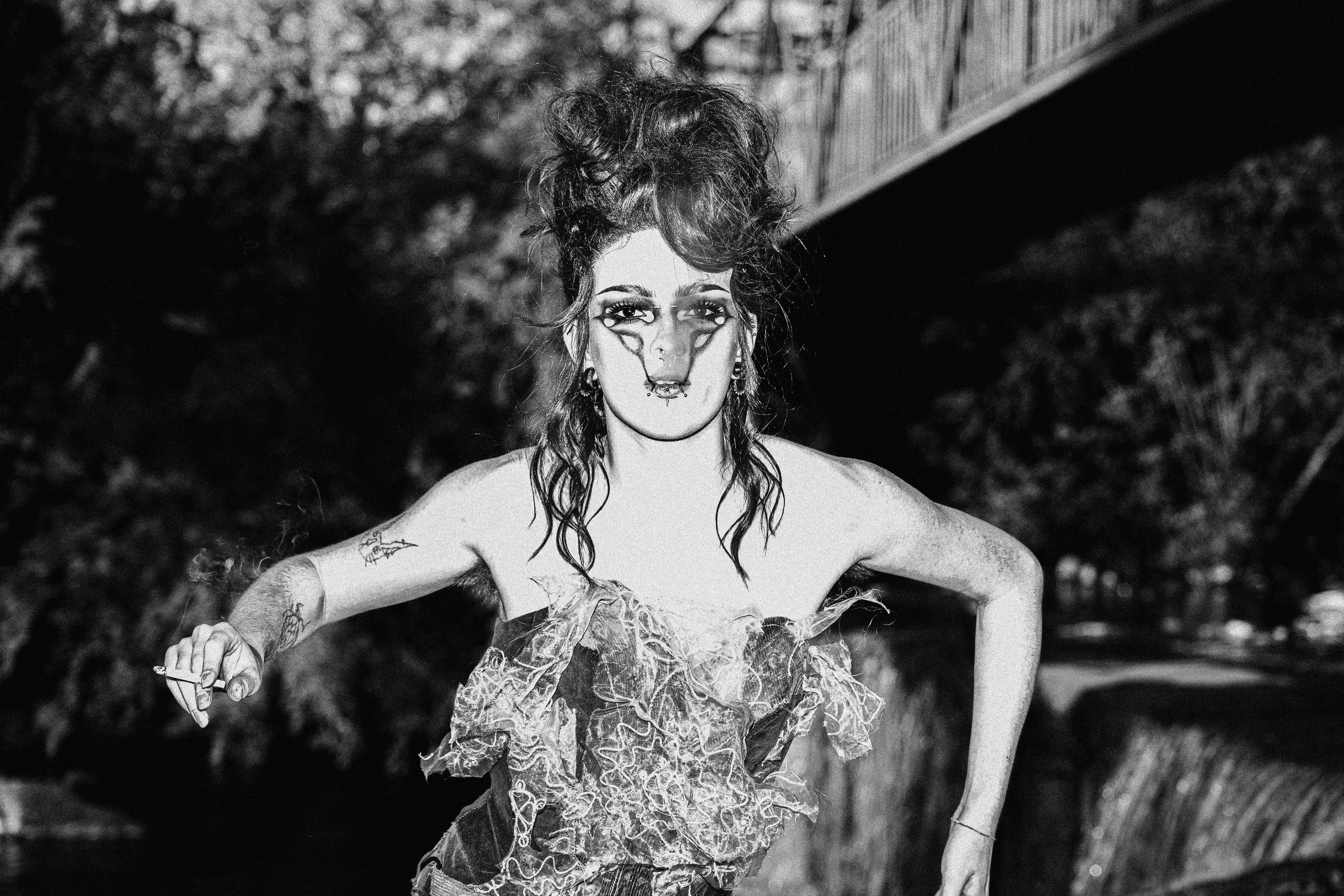 Photographie studio d'un model.