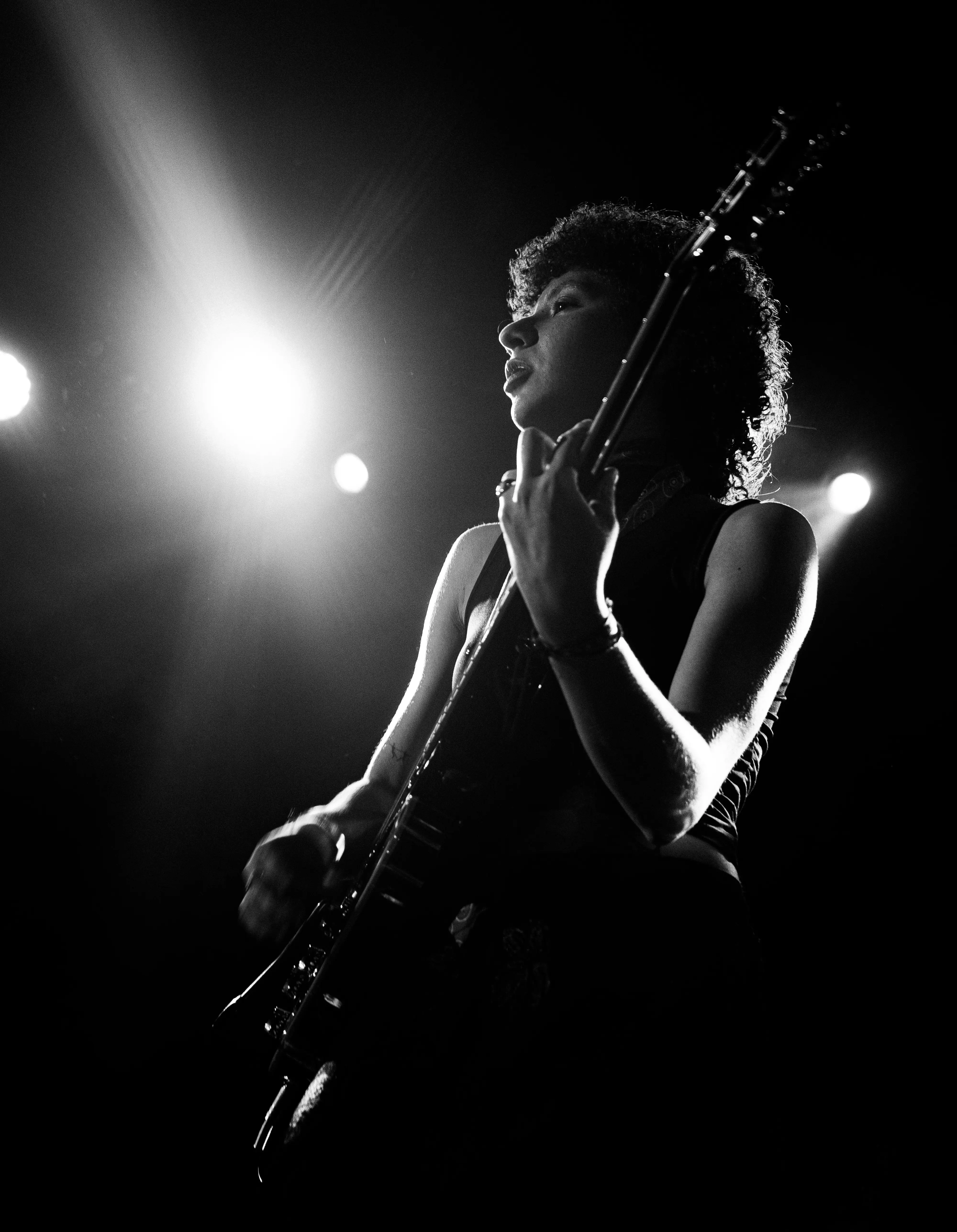 Photographie studio d'un model.