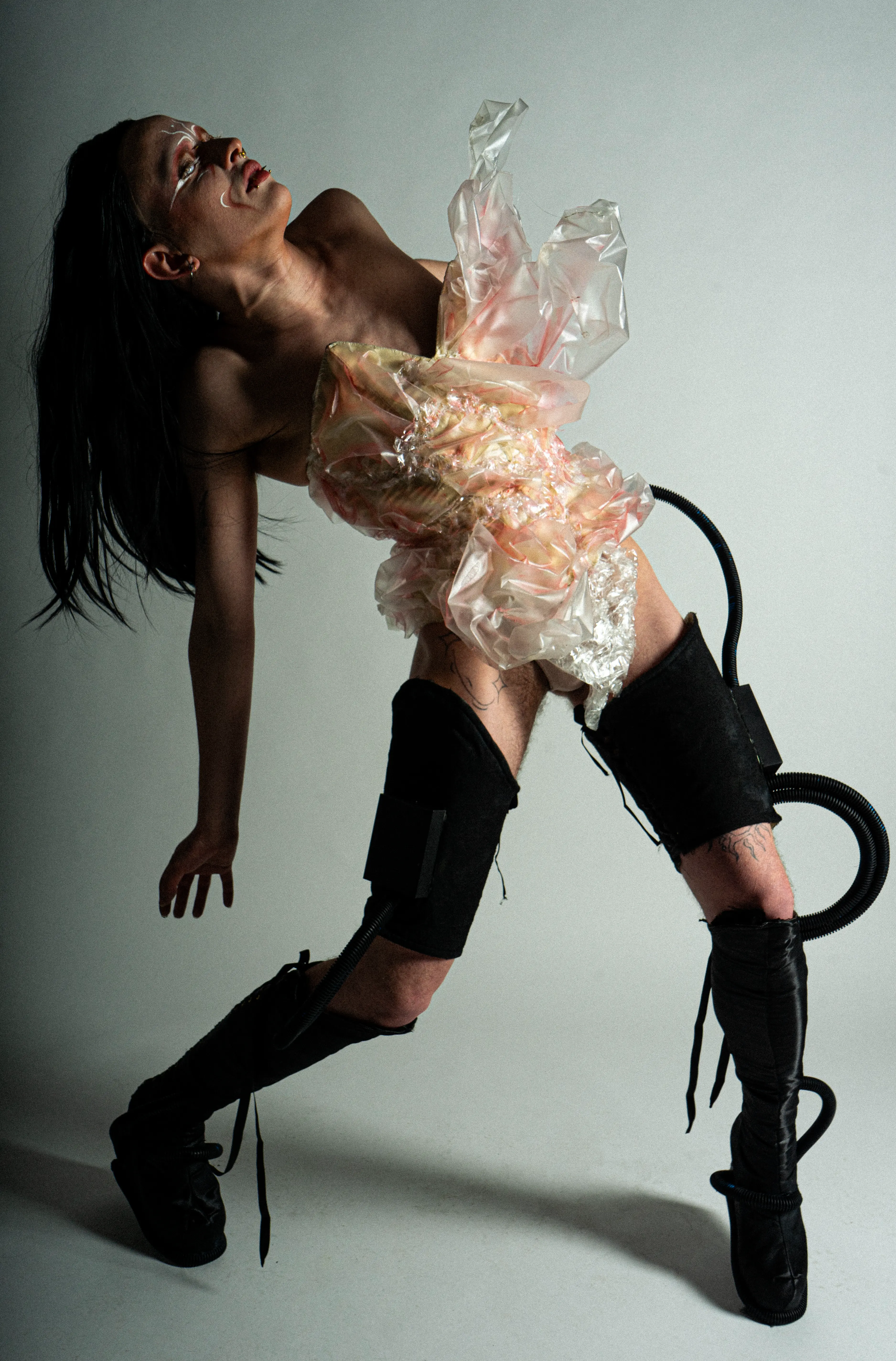 Photographie studio d'un model.