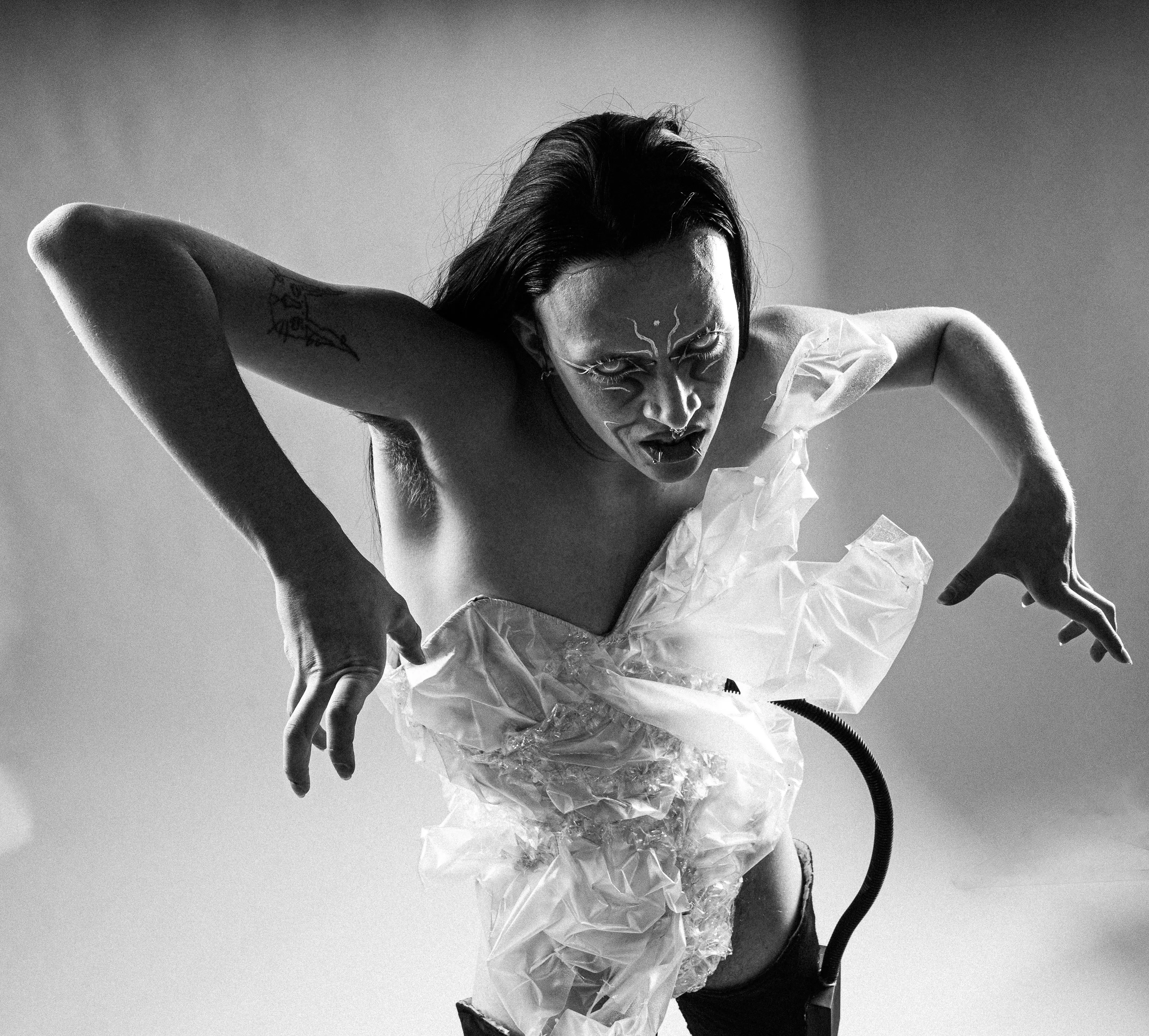 Photographie studio d'un model.