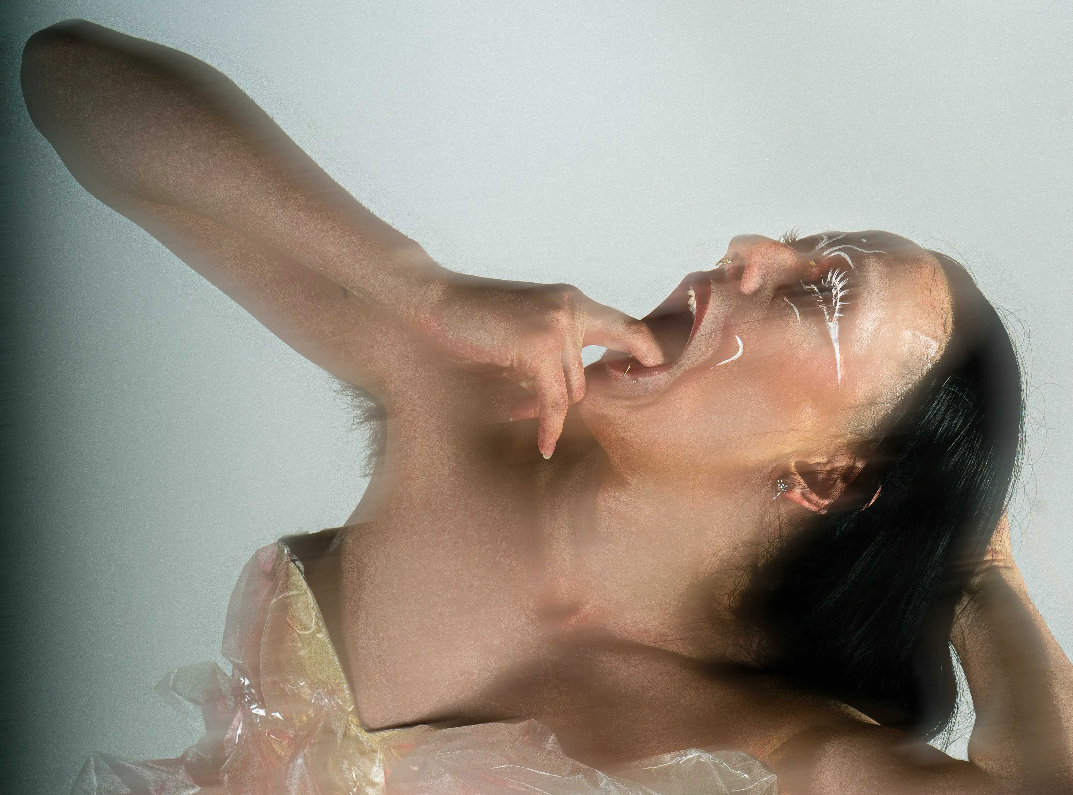 Photographie studio d'un model.